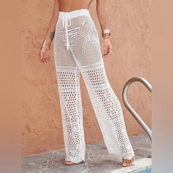 Sheer Cover Up Pants Without Bikini - Picture 5 of 6